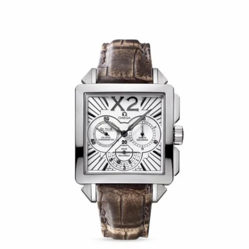 Omega De Ville X2 Co-Axial 37 Chronograph Stainless Steel / Silver 423.13.37.50.02.001 (42313375002001)
